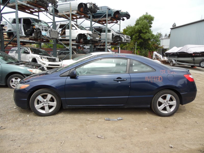 2007 HONDA CIVIC EX NAVY BLUE 2DR 1.8L VTEC AT A17580- RANCHO Honda